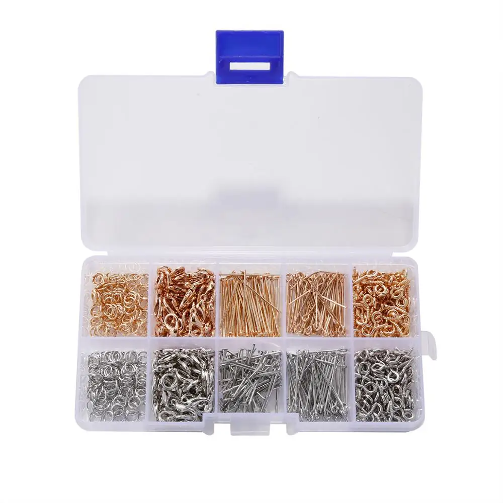 350 шт./кор. застежки-карабины соединительное кольцо с плоской головкой штифты