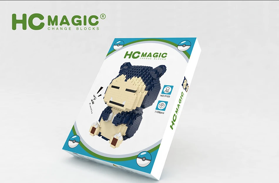 HC волшебный Алмаз строительные блоки игрушки мультфильм микро кирпичи чармандер аниме игрушка аукциона фигурки милые дети подарок на день рождения