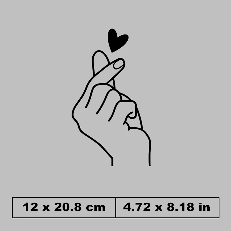 Модные нашивки с надписью love heart на палец наклейки украшение для футболки сделай