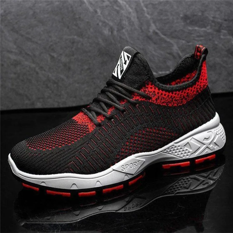 

Men's Vulcanize Shoe Sneakers Summer Mesh Casual Shoes Breathable Rubber Non-slip Lightweight Shoes 2021 Men Loafers Footwear