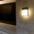 Открытый настенный светильник 10-20 Вт Водонепроницаемый IP65 крыльцо Двор Сад buitenverlichting черныйсерый