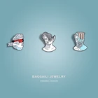 Брошь из сплава для ювелирных изделий, креативная серия художественных скульптур, цветной значок, аксессуары для одежды, эмалированная этикетка, Значки для шляпы