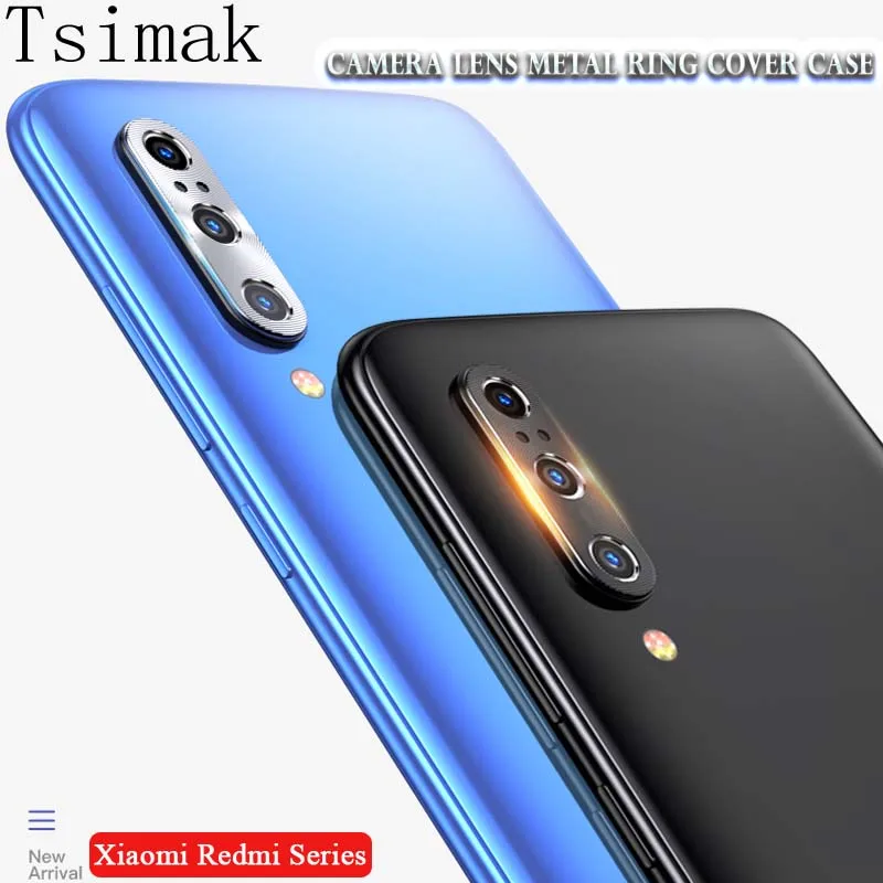 Case For Xiaomi Redmi Note 7 K20 Pro Mi 9T 9 8 SE A2 A3 Lite Mix 3 CC9 CC9e Camera Lens Protective Metal Ring Back Coque Cover |