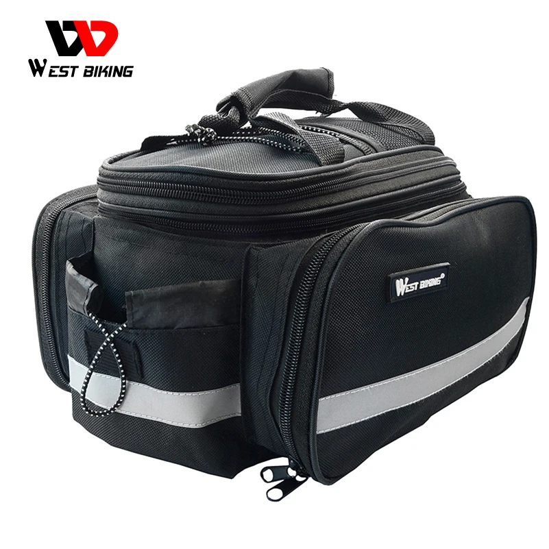 

WEST BIKING велосипедная сумка 10-25л объем водонепроницаемый для езды на велосипеде задняя стойка для хранения багажа Светоотражающие MTB велосип...