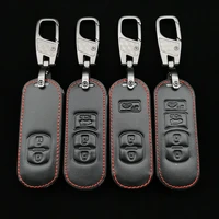 car key leather cover remote fob case for mazda 2 3 5 6 cx 3 cx 5 cx 7 cx 9 speed miata mx5 shield protective jacket 2 3 4button
