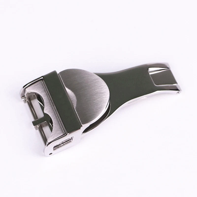 316L Stainless Steel 18mm Silver Clasp High Quality Folding Watch Buckle Special for Tudor lock With engraving