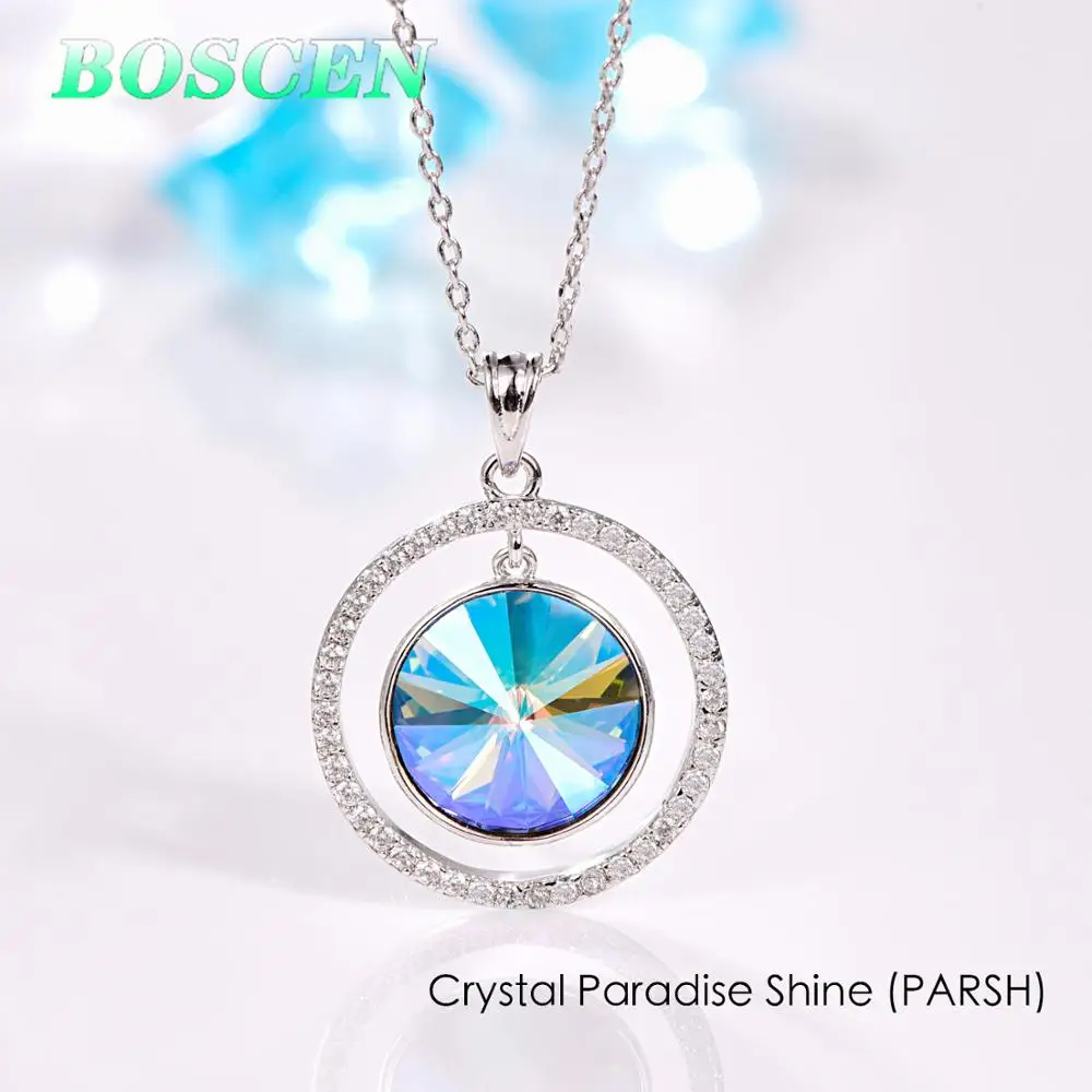 Ожерелье с подвеской BOSCEN для женщин подарок на день рождения День Святого