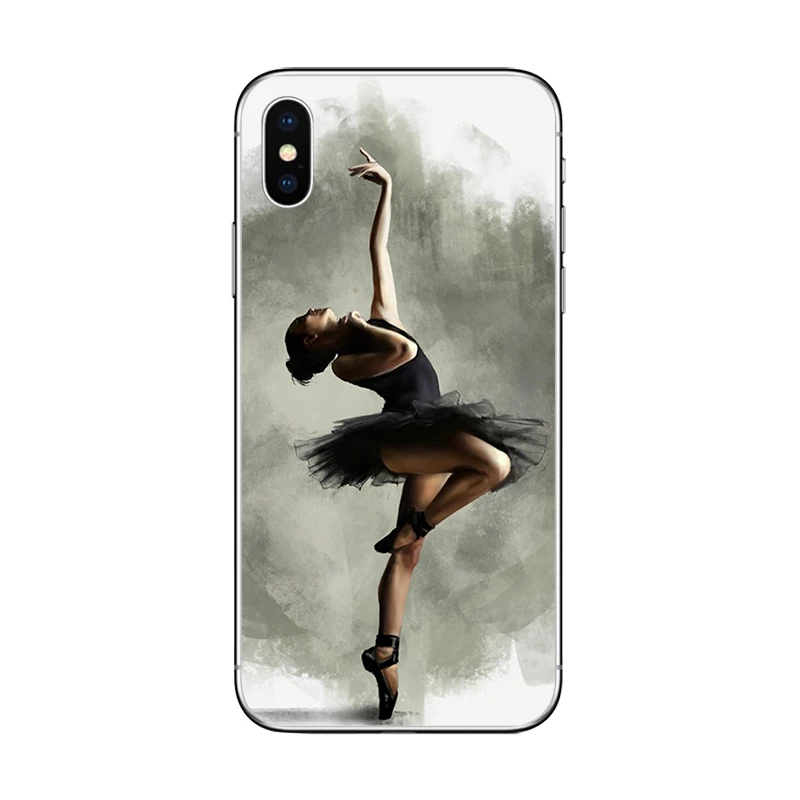 Ciciber балетная танцевальная девушка для Apple iPhone 11 Pro Max чехол телефона X XR XS 7 8 6 6S Plus 5S