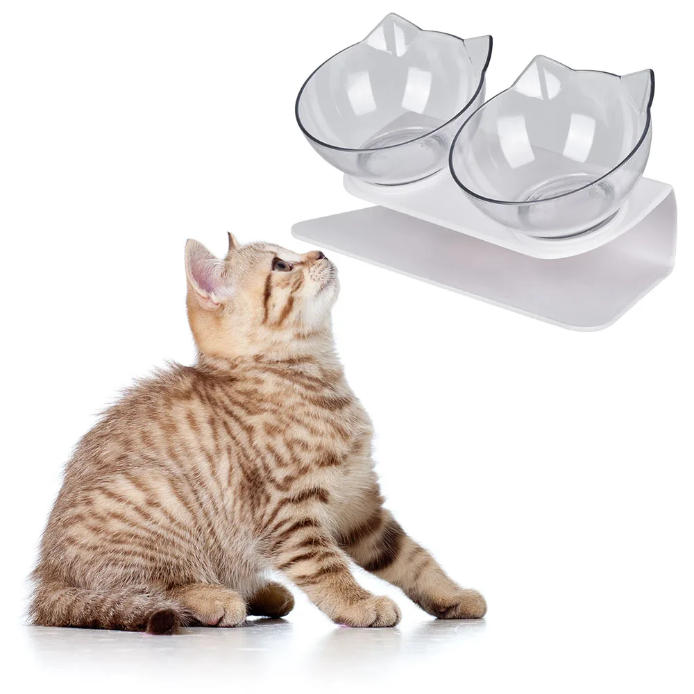 Кота популярная уникальная известная марка Pet Еда чаша с рельефными стенд