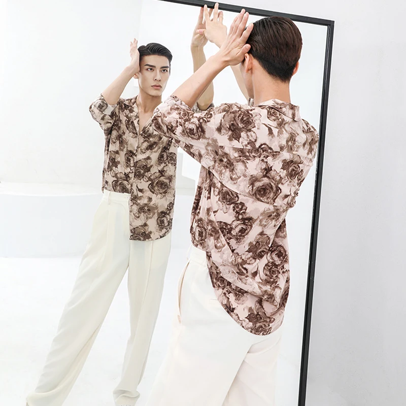 Брюки мужские для латиноамериканских танцев свободные штаны с широкими