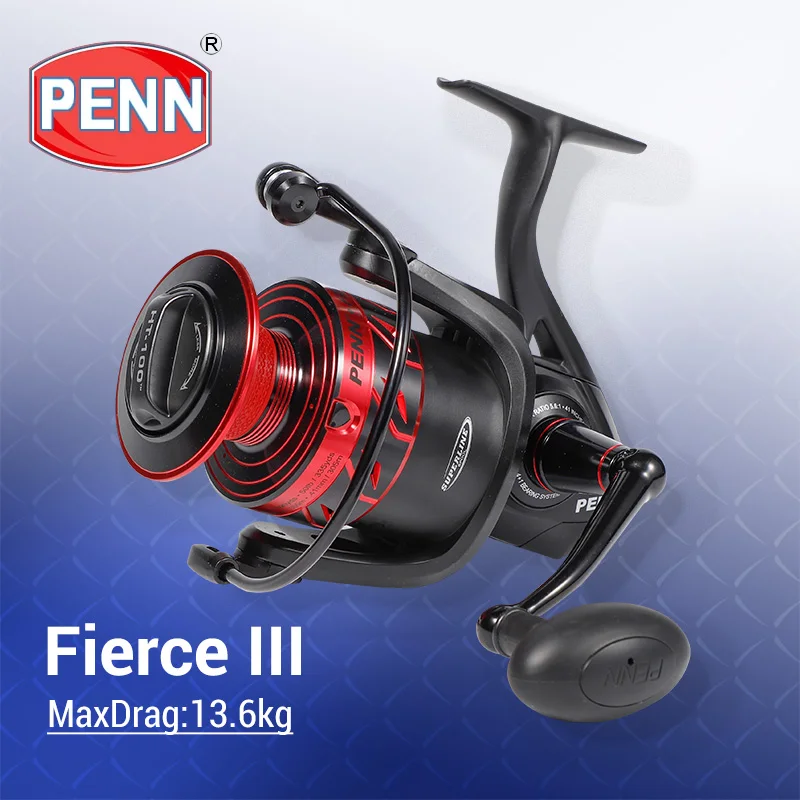 

PENN FIERCE III FRCIII 1000-8000 Spinning Reel Full Metal Body 4+1BB Original Saltwater Reel Superline Spool Fishing Tackle