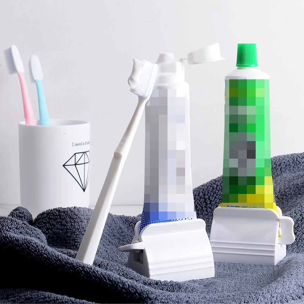 

Multifunctional Toothpaste Tube Press Squeezer Plastic Toothpaste Dispenser Tooth Paste Holder Bathroom Accessories Set