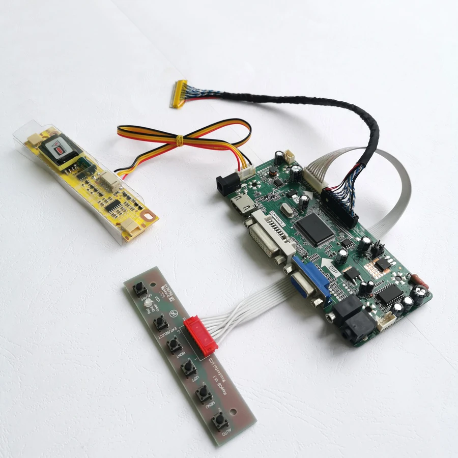 Кабель для клавиатуры QD15XL11 QD15XL15 VGA DVI 1024*768 2ccfl LVDS 30 контактов 15 &quotM.NT68676 комплект