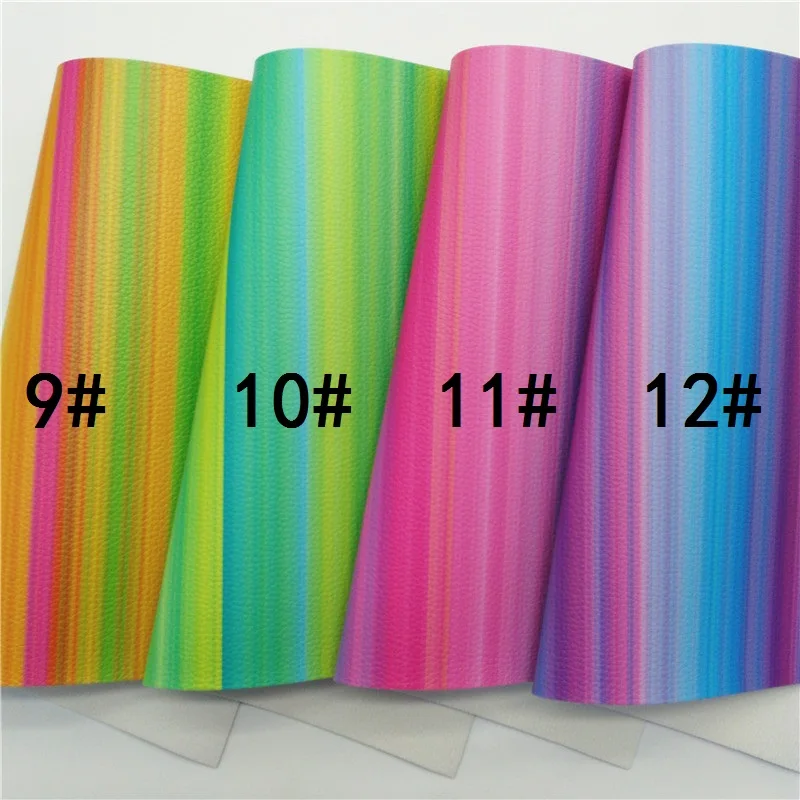 Радужная синтетическая кожа текстурированная личи искусственная тканевые листы