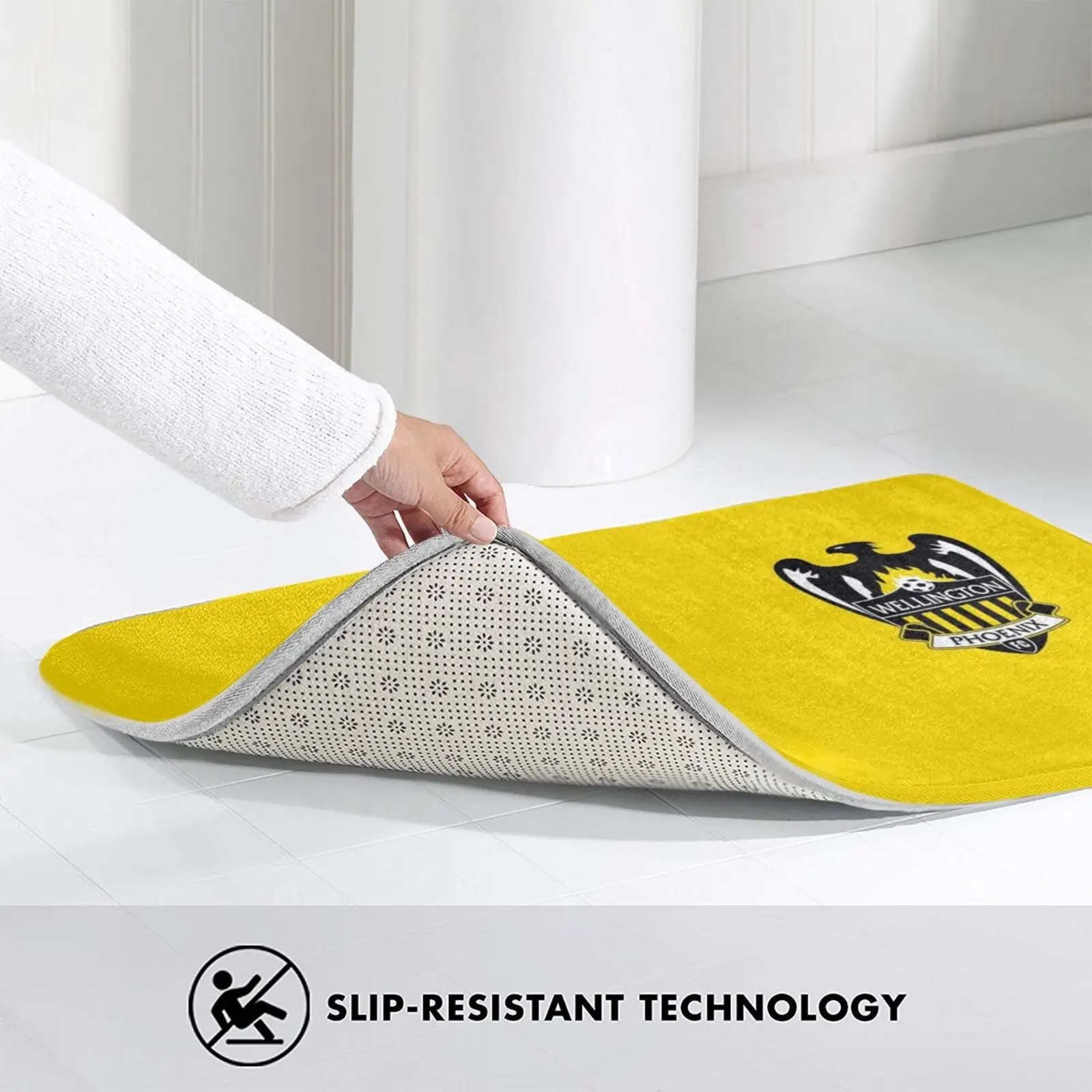 Wellington Soft Non-Slip Mat Rug Carpet Cushion Football Kick Soccer Player Logo Team Club Australia Sydney Sports Adelaide | Дом и сад