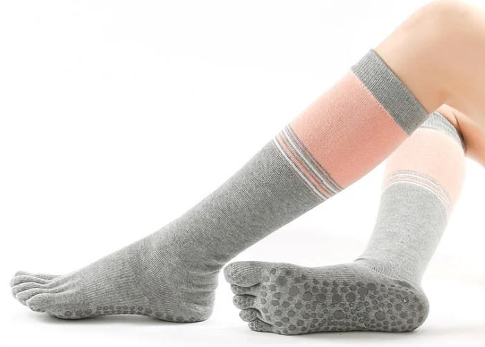 Горячий Стиль зимние сапоги теплые противоскользящие пять пальцев высокие до