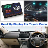 car accessories for toyota prado 120150 2003 2018 2019 2020 auto electronic head up display hud obdobd2 film plug play
