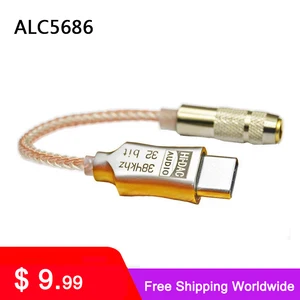 Image for ALC5686 USB Type C to 3.5mm DAC earphone Amplifie  