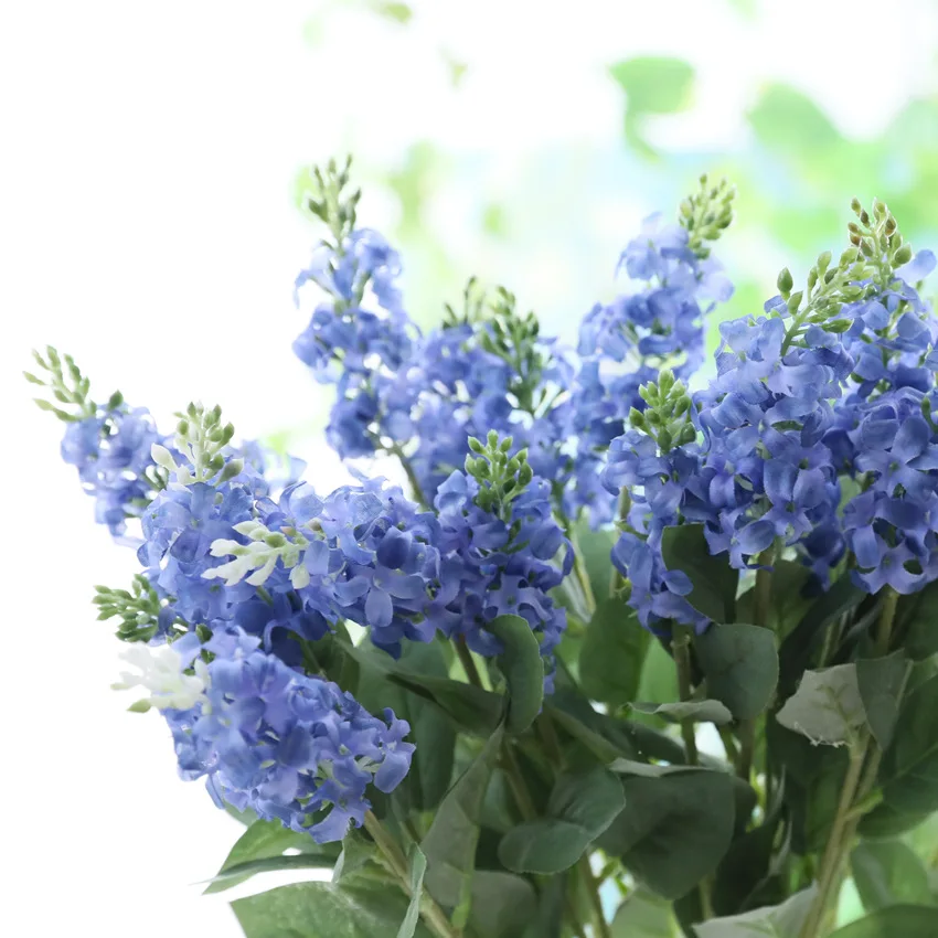 Искусственные Лавандовые цветы Delphinium для дома Свадебные Декоративные