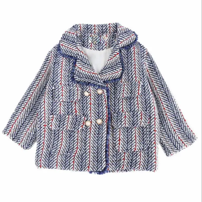 2019 г. Осеннее элегантное Формальное Женское пальто для маленьких девочек модная