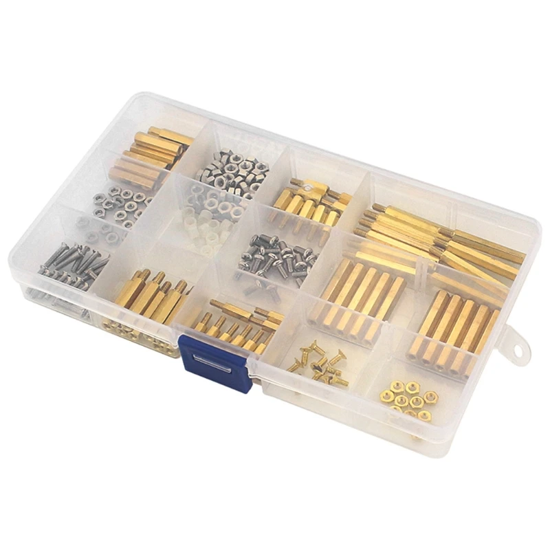 

210pcs DIY Electronic Projects M2.5 M3 Screw Kit Mechanical Accessories Fixing Device for arduino- Raspberry Pi 3 Model B+Plus