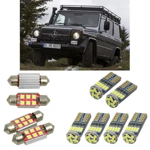 Interior Led Car Lights for Mercedes G Class W461 Bulbs for Cars License Plate Light 6pc