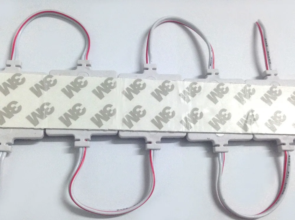 200 шт. водонепроницаемый белый 6000k DC12V 4LED SMD5730 модуль IP65 Светодиодный лайтбокса с