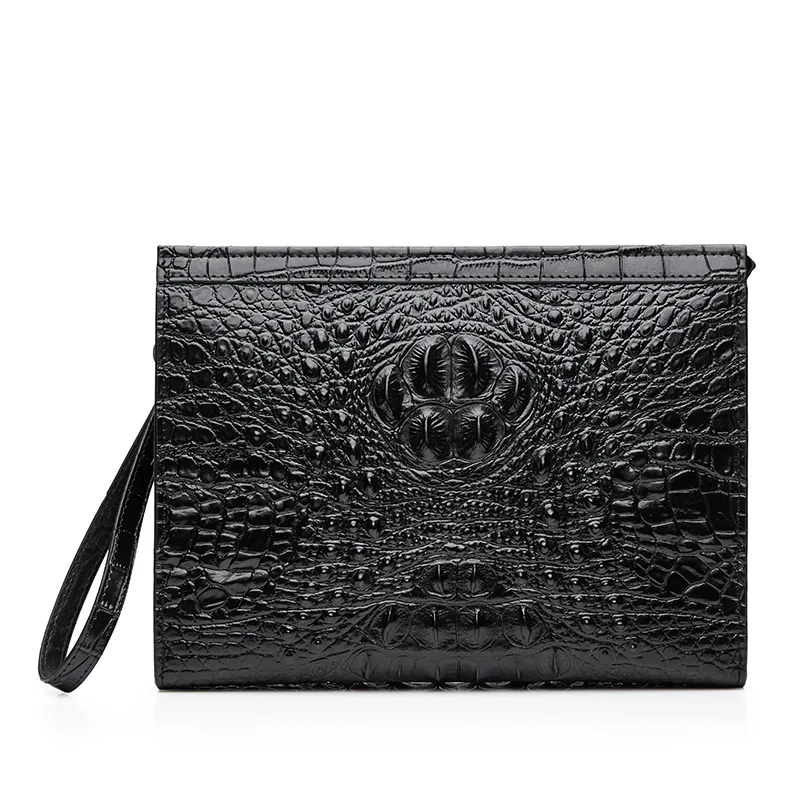 Men's Genuine Day Clutch Business Handbag Male Envelop Messenger Bag Casual Travel Bag Multi Functional Bag Big Capacity Tote