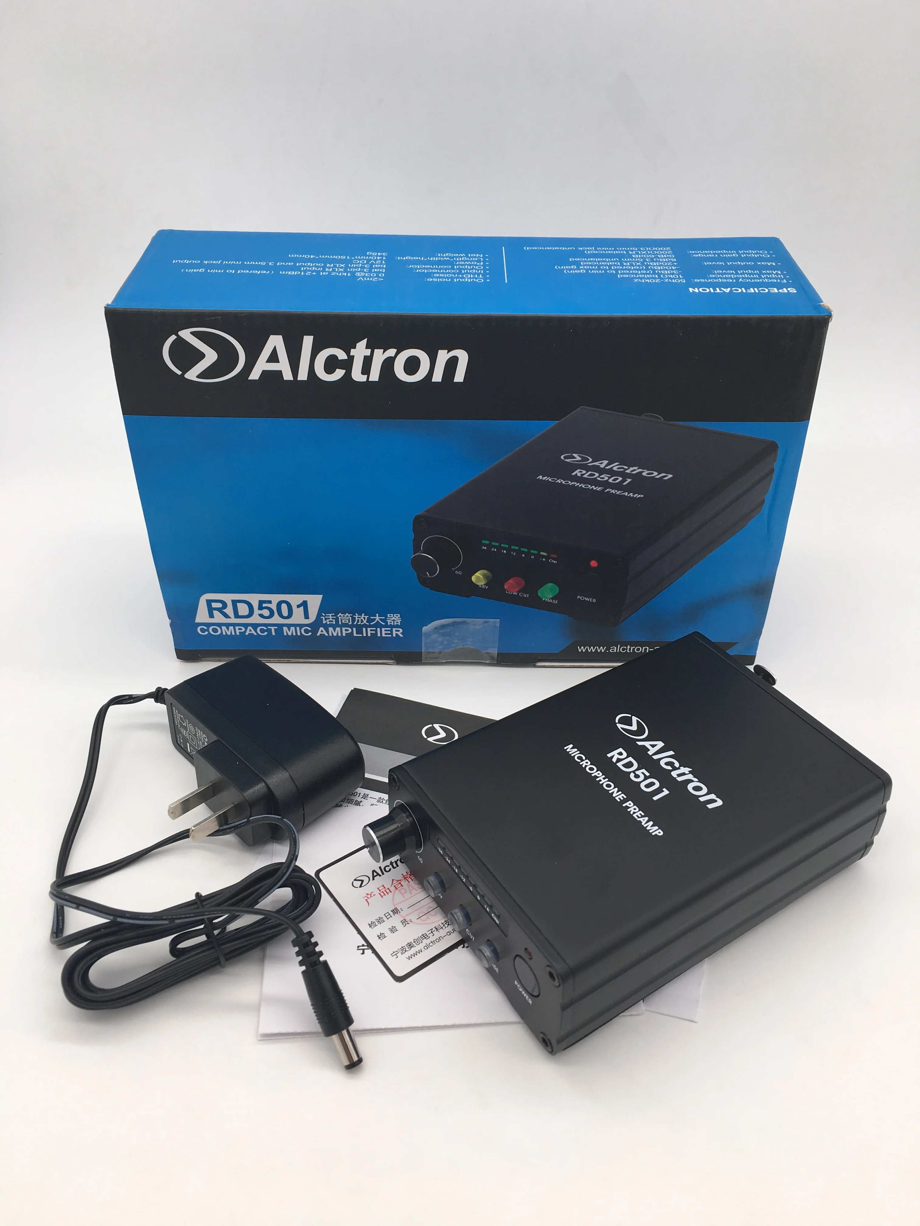 Компактный микрофонный усилитель Alctron RD501 сигнала для студии сценическая