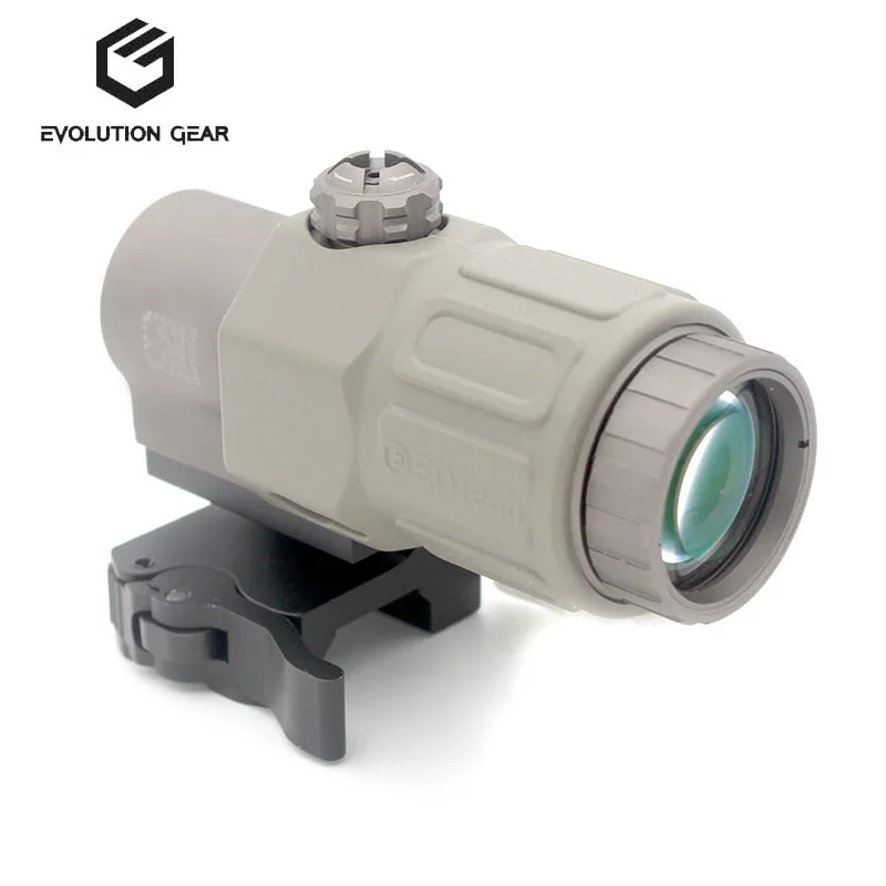 

EvolutionGear G33 Magnifier side flip QD mount holographic exps3 xps3 tactical hunting wargame airsoft firearms HWS