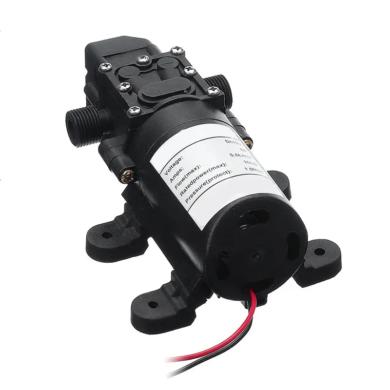 100 Вт DC 12 В 130PSI 5.5L/мин водяной мембранный самовсасывающий насос высокого давления автоматический переключатель для дома сада газона автомобиля RV лодки