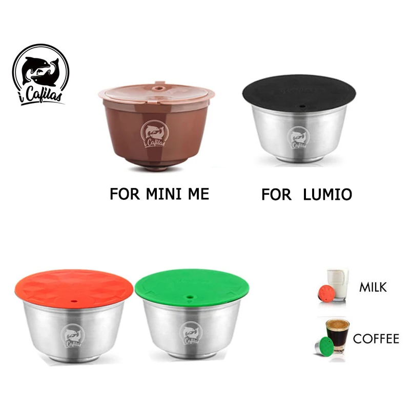 Многоразовая Пластиковая капсула для кофе многоразовая совместимая с Nescafe dolce&gusto