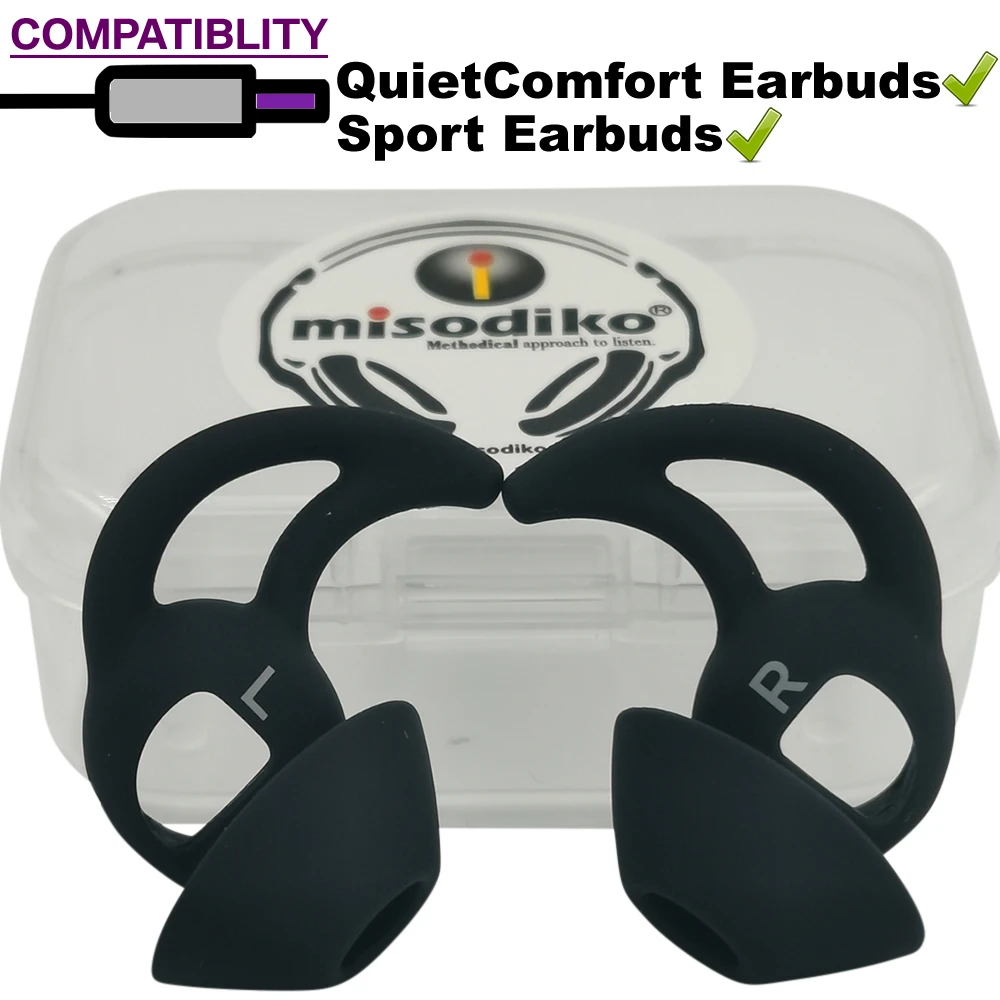 Сменные силиконовые наушники misodiko для наушников Bose QuietComfort с QC, спортивные наушники, беспроводные наушники