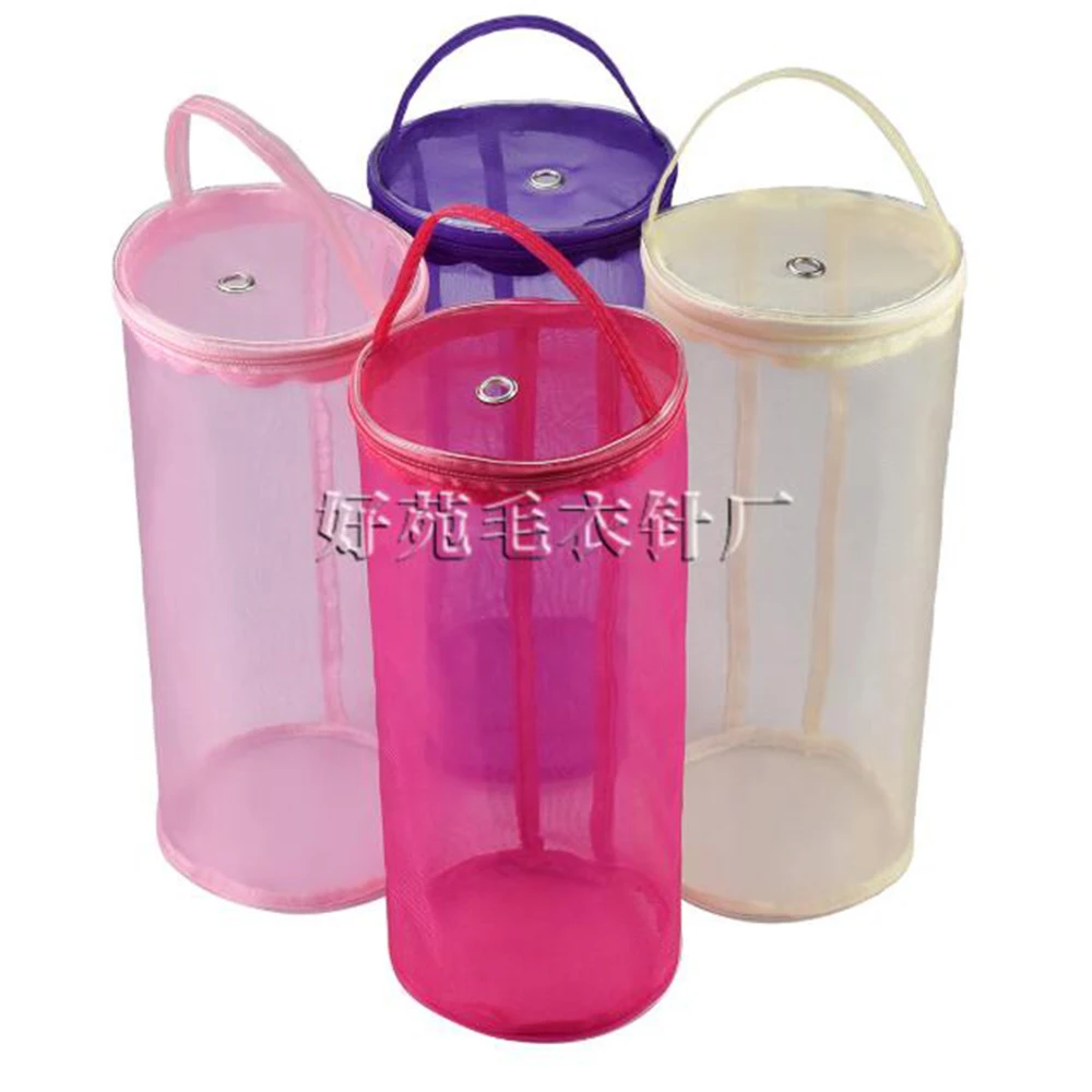 Сумка для хранения вязальной пряжи чехол барабан женской крючок сумка ниток