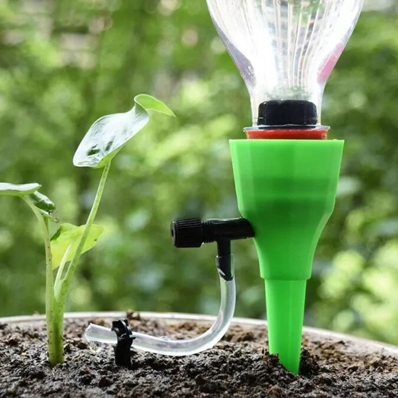 

1 шт. автоматическая система капельного полива DIY автоматический завод поилки с коническим отверстием производства полива воды горшок для р...