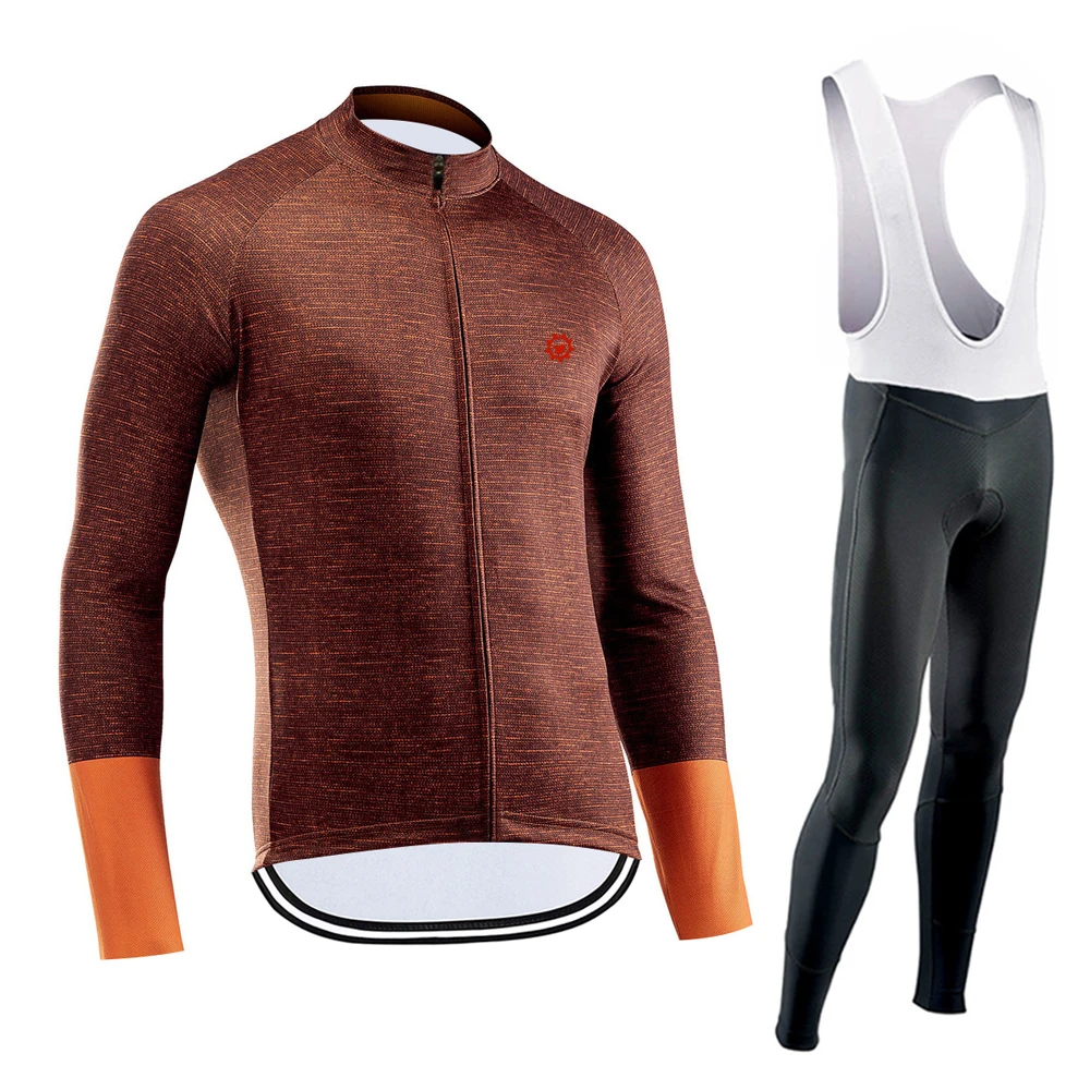 

New 2020 Pro Cycling Jersey Team Spring Autumn Long Sleeve Sets MTB Bicycle Cycling Clothing Ropa Ciclismo Maillot Bike Shirt