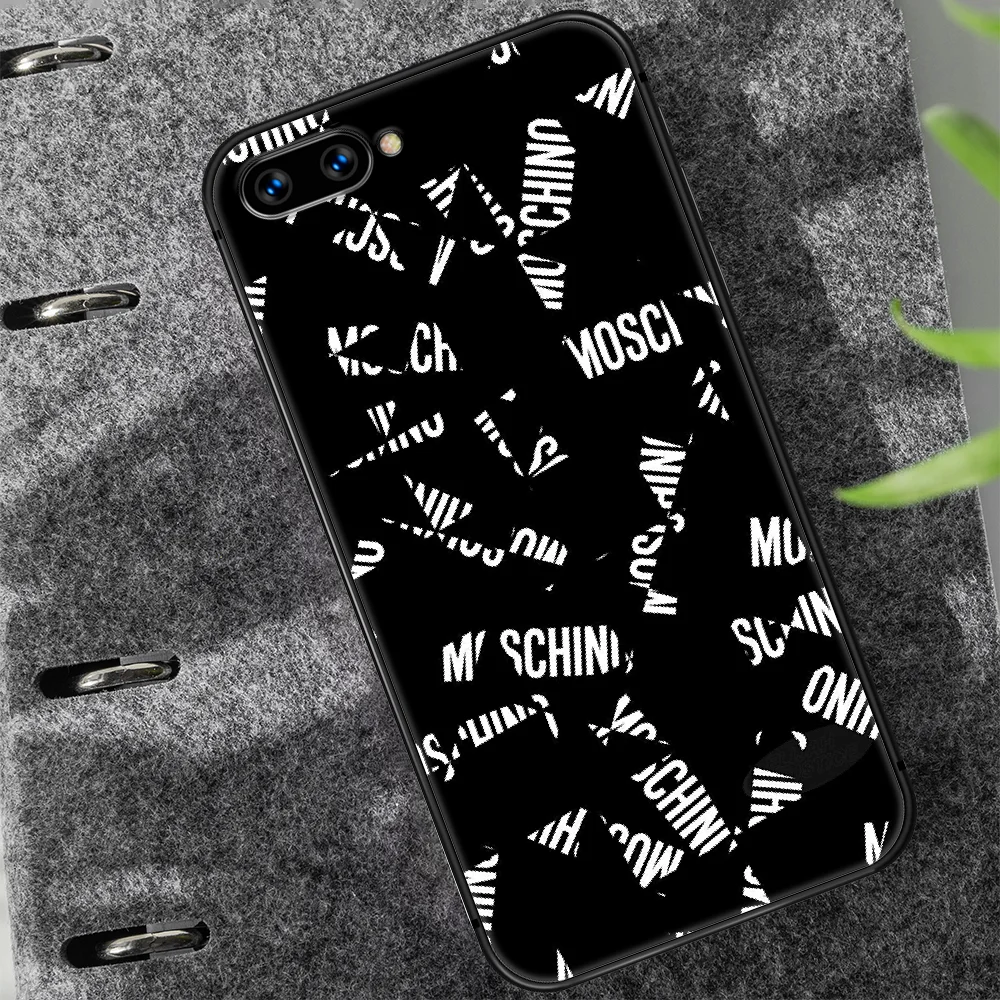 

luxury brand Phone Case Cover Hull For HUAWEI honor 7a 8 8s 8a 8x 9 9x 10 20 i Lite Pro black Cover Painting Shell Fashion Prime