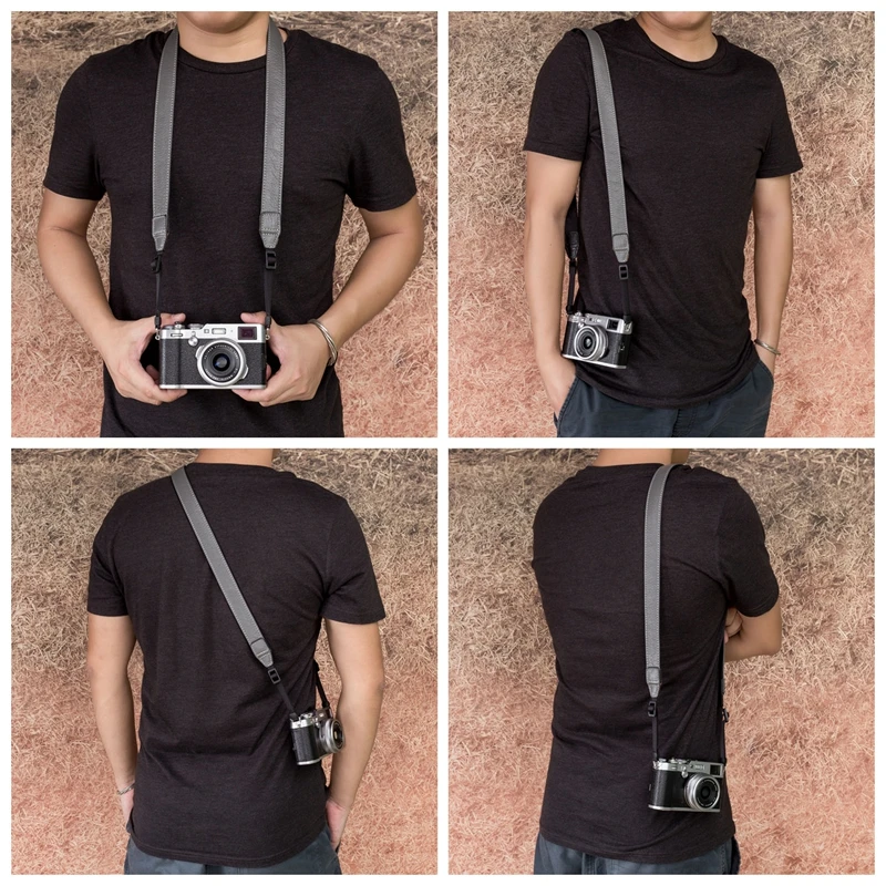 Ручной работы из натуральной кожи простой плечевой ремень для камеры DSLR шеи ремень для Nikon Z6/Z7 Canon EOS sony A7R2M2 R3A9