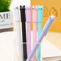 36pcs creative cat cute kawaii pens funny girl stationery store writing black blue ink ballpoint rollerball back to school pen