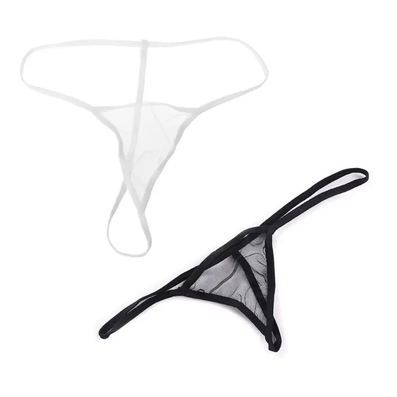 

Женщины G-Шнура Sheer V-Шнур нижнего белья женское бельё Стринги Трусы