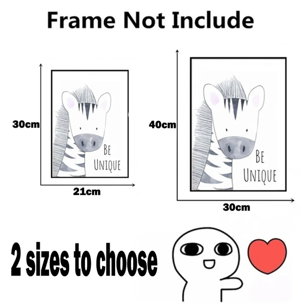 Декоративное Изображение милых мультяшных животных будьте храбрыми сильными