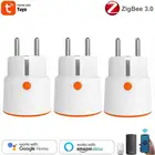 Смарт-розетка Tuya Zigbee, 16 А, 3680 Вт, с поддержкой Alexa и Tuya Hub