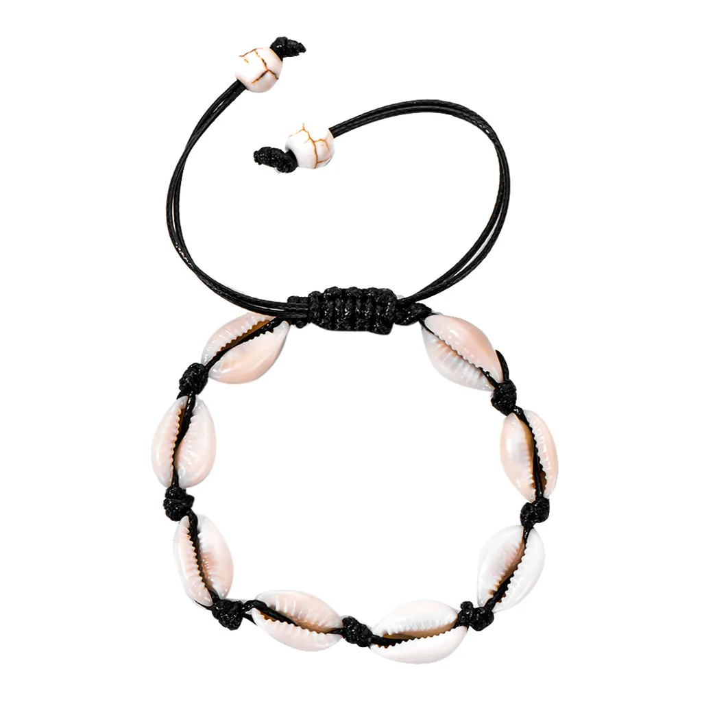 Модный летний пляжный браслет в виде ракушек Женский Гавайский ручной работы