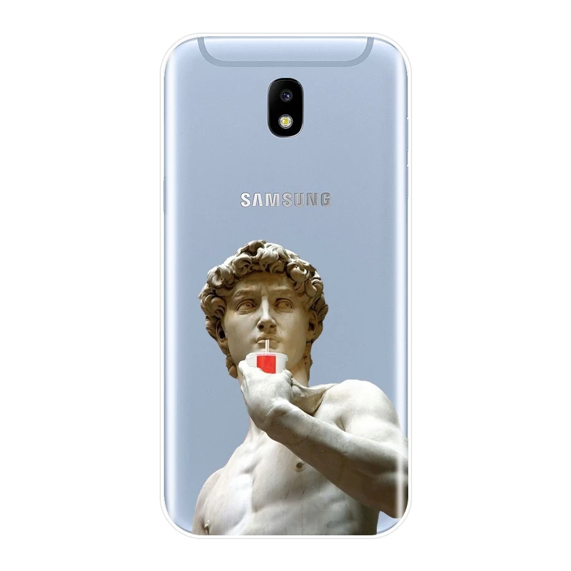 ТПУ чехол для телефона для samsung Galaxy J3 J5 J7 J2 J5 J7 премьер-арт Мягкая силиконовая накладка на заднюю панель для samsung J4 J6 J8 плюс