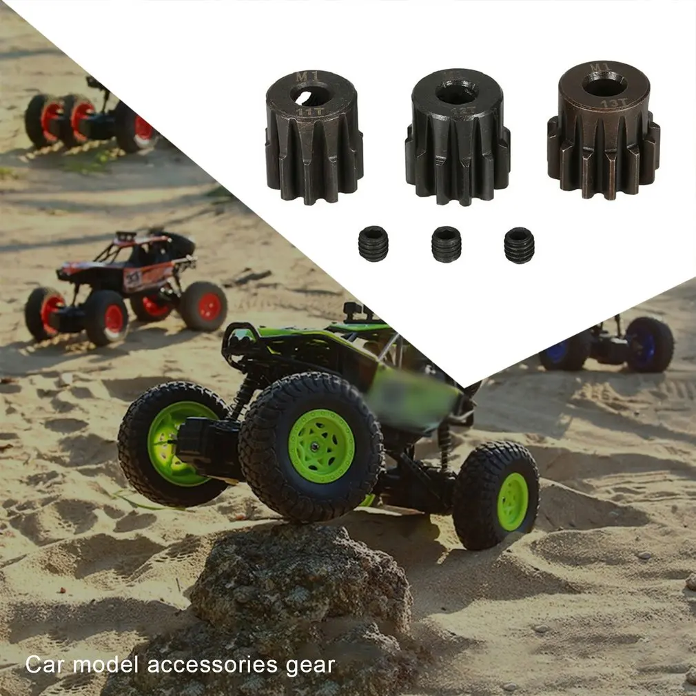

M1 5mm 11T-15T/15T-19T/18T-22T/ Metal Pinion Motor Gear Set for 1/8 RC Car Truck Brushed Brushless Motor