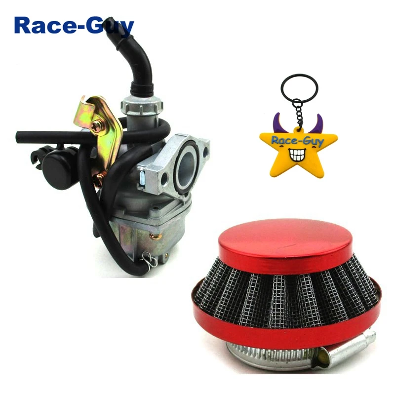 PZ19 19mm Cable Choke Carburetor Carb + 35mm Aluminum Air Filter For Go Kart ATV Quad 4 Wheeler Buggy Dirt Pit Bike 50cc 70cc 90 |