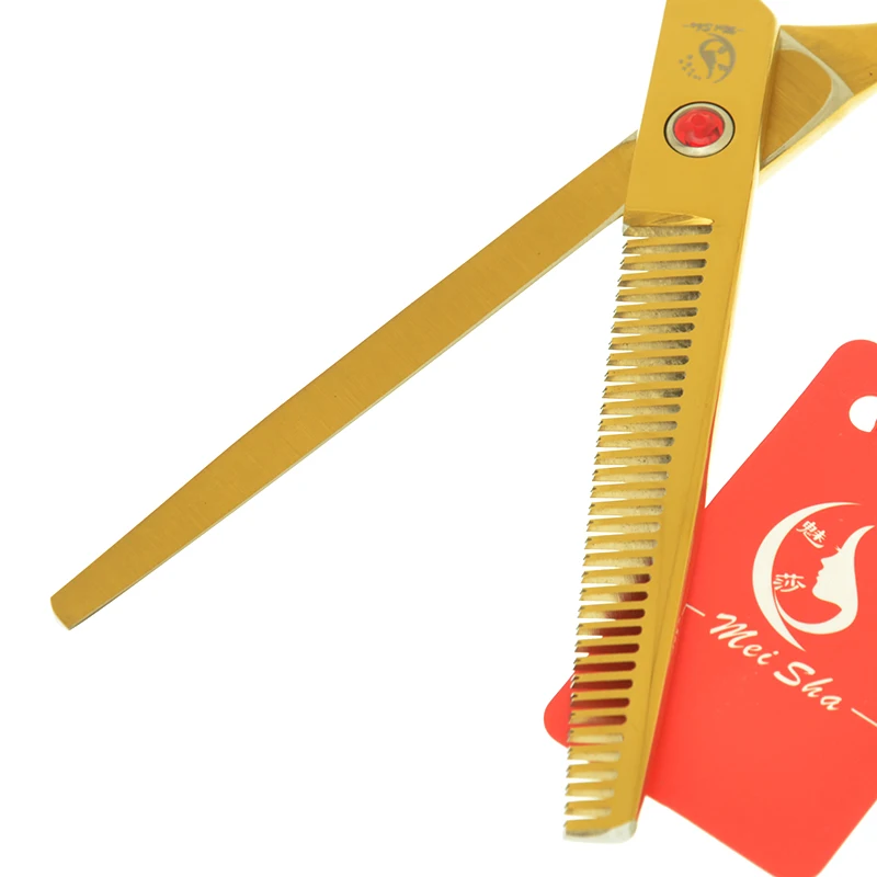 Meisha 7 дюймов профессиональные ножницы для укладки волос золотые японские 440c