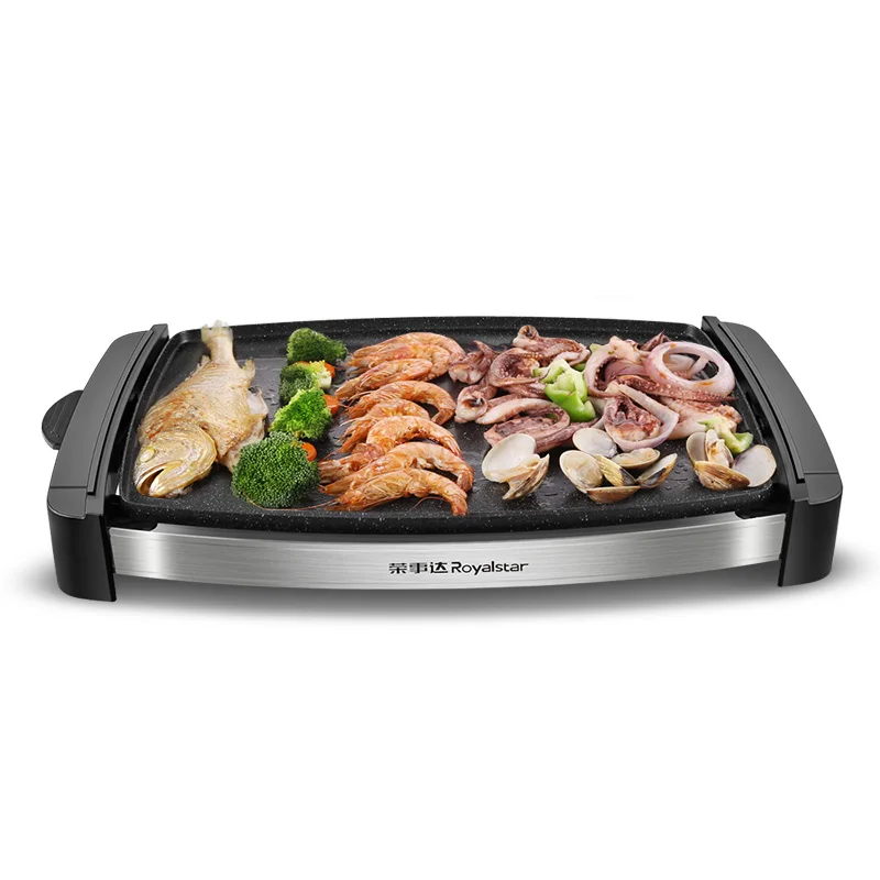 household indoor korean multi function smokeless stove electric grill teppanyaki dish electric baking pan pot barbecue machine free global shipping