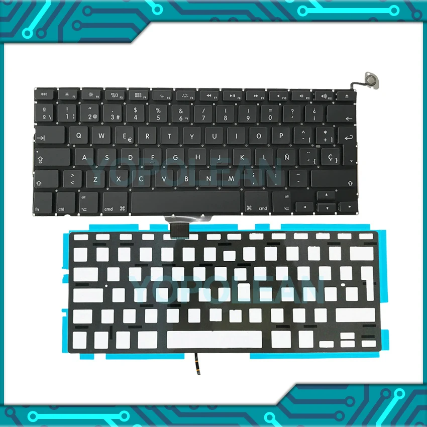 Новая испанская клавиатура A1278 с подсветкой для Macbook Pro 13 дюймов a1278 испанской