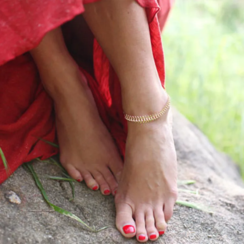 Модные ножные браслеты для женщин с рыбьими костяшками 2020 богемный пляжный